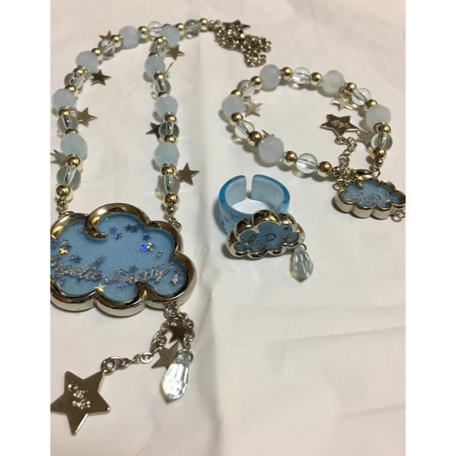 Angelic Pretty(アンジェリックプリティー)のAngelic pretty misty sky アクセサリーセット レディースのアクセサリー(ネックレス)の商品写真