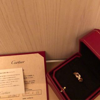 カルティエ(Cartier)のカルティエ CハートK18ダイヤ(リング(指輪))