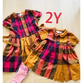 バーバリー(BURBERRY)のBURBERRY CHILDREN ビックノバチェック ワンピース♡92cm(ワンピース)