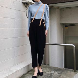 アメリヴィンテージ(Ameri VINTAGE)の新品 Ameri VINTAGE LEATHER SUSPENDER PANTS(カジュアルパンツ)