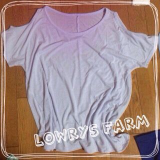 ローリーズファーム(LOWRYS FARM)のLOWRYS FARM☆肩あきTシャツ(Tシャツ(半袖/袖なし))