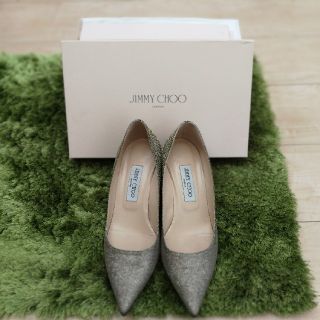 ジミーチュウ(JIMMY CHOO)のjimmy choo パンプス LAME GLITTER 38.5(ハイヒール/パンプス)