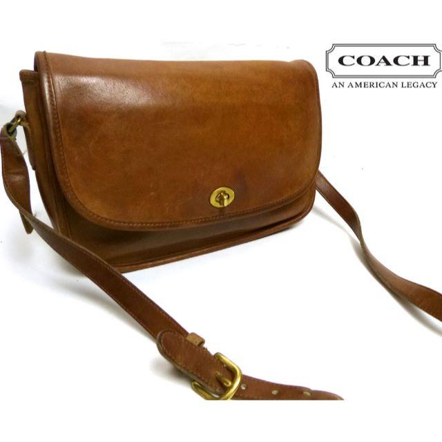 COACH - USA製オールドコーチ 本革レザー ショルダーバッグ OLD COACH