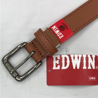 エドウィン(EDWIN)の新品  EDWIN エドウィン 革  メンズ ベルト カジュアル 茶 5(ベルト)