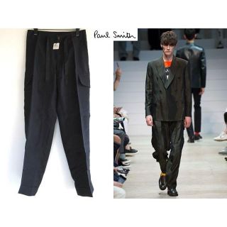 ポールスミス(Paul Smith)の新品 ポールスミスメインライン 16SS キュプラカーゴパンツ S ネイビー(ワークパンツ/カーゴパンツ)