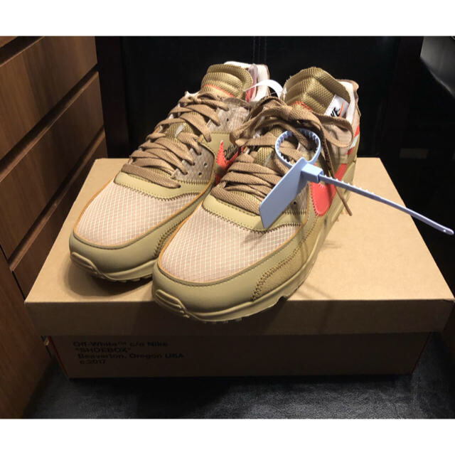 NIKE off-white  エアマックス90 27.5cm靴/シューズ