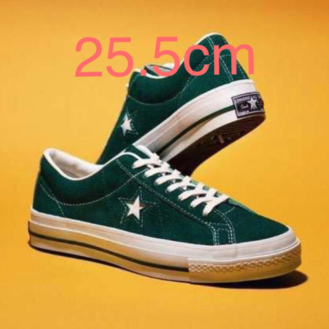 25.5cm CONVERSE ONE STAR J VTG TIMELINEラバー付属品