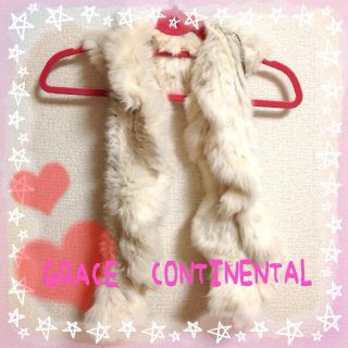 グレースコンチネンタル(GRACE CONTINENTAL)の♡ラビットファーファーストール♡(ストール/パシュミナ)