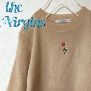 ベリーブレイン(Verybrain)の新品 the virgins ローズ刺繍ニット(ニット/セーター)