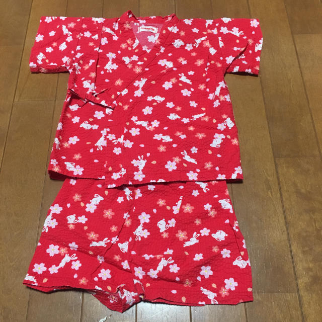 CORNEIUE 甚平（95） キッズ/ベビー/マタニティのキッズ服女の子用(90cm~)(甚平/浴衣)の商品写真