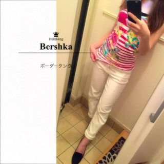 ベルシュカ(Bershka)のBershka☆ボーダータンク(タンクトップ)