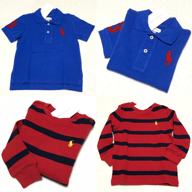 Ralph Lauren(ラルフローレン)の新品✨ラルフローレン ギフト 女の子18M/85 男の子12M/80 キッズ/ベビー/マタニティのベビー服(~85cm)(Ｔシャツ)の商品写真