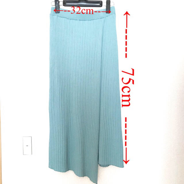TIENS ecoute(ティアンエクート)のリブニットタイトスカート レディースのスカート(ロングスカート)の商品写真