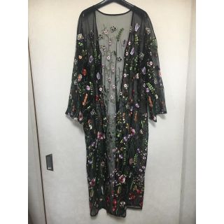 アメリヴィンテージ(Ameri VINTAGE)のAmeri vintage 花柄ガウン(ガウンコート)