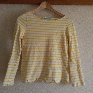 ドットアンドストライプスチャイルドウーマン(Dot&Stripes CHILDWOMAN)のスカラップカットソー(カットソー(長袖/七分))