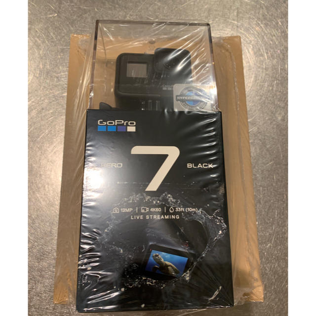 GoPro(ゴープロ)のGoPro HERO7 BLACK 新品未開封 ゴープロ ヒーロー7ブラック スマホ/家電/カメラのカメラ(ビデオカメラ)の商品写真