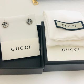 グッチ(Gucci)のGUCCI ピアス インターロッキングG 片耳(ピアス(片耳用))