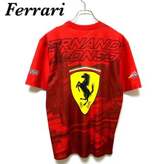 フェラーリ(Ferrari)のF-1 レース FERRARI フェラーリ ビックロゴ シャツ メンズ 企業ロゴ(Tシャツ/カットソー(半袖/袖なし))