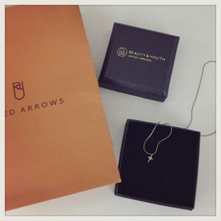 ユナイテッドアローズ(UNITED ARROWS)のUA◎可愛いクロスネックレス(ネックレス)