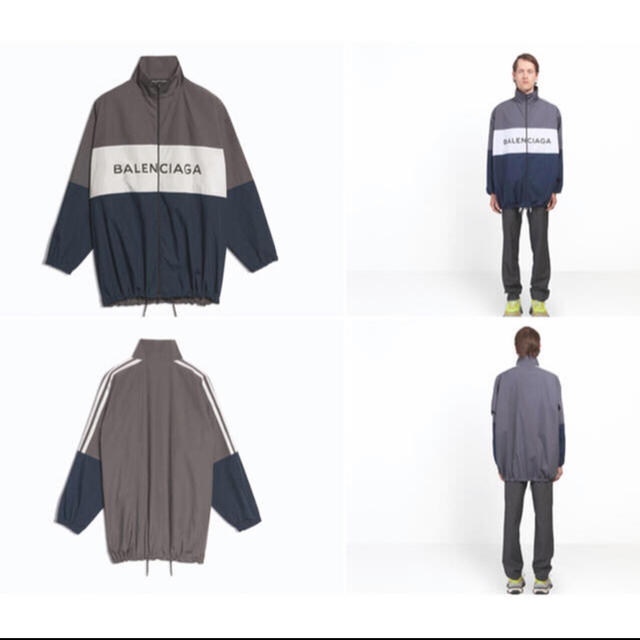 【正規品】 Balenciaga - バレンシアガ ポプリンシャツ ジャケット ナイロンジャケット