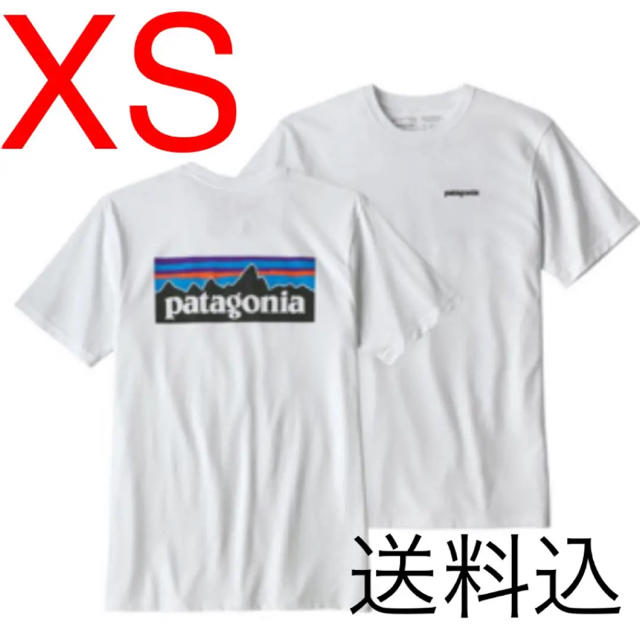 patagonia(パタゴニア)の値下げ★ パタゴニア P-6ロゴtシャツ 白 ホワイト xs patagonia メンズのトップス(Tシャツ/カットソー(半袖/袖なし))の商品写真