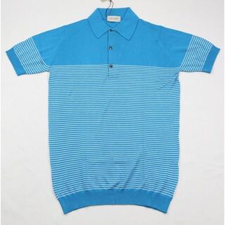 ジョンスメドレー(JOHN SMEDLEY)の新品 ジョンスメドレー ポロシャツ　Sサイズ　DAY BLUE(ポロシャツ)