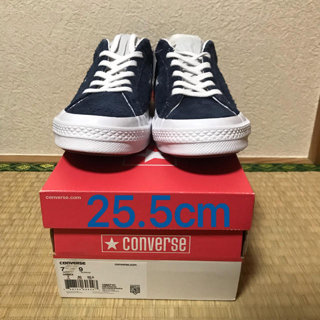 【25.5cm】Converse One Star OX “Navy”