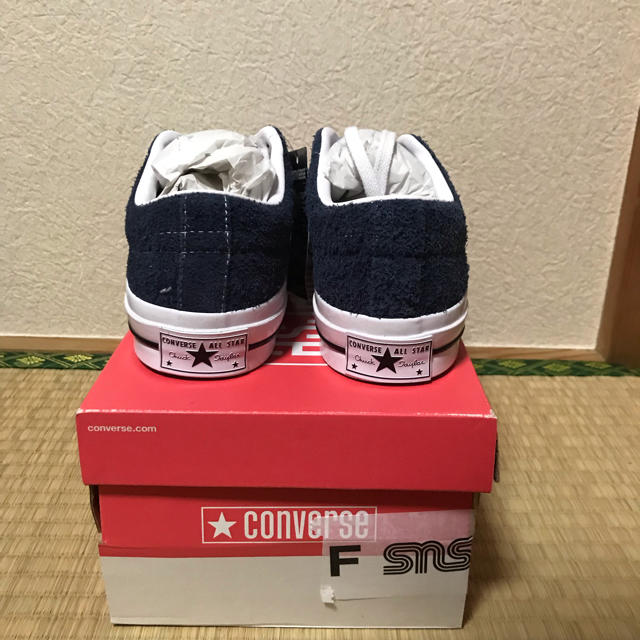 【25.5cm】Converse One Star OX “Navy”