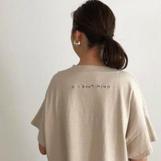 トゥデイフル(TODAYFUL)の《todayful 》I DON'T MIND’ T-shirts(Tシャツ(半袖/袖なし))