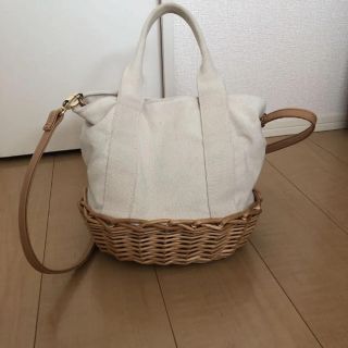 シマムラ(しまむら)のカゴバッグ(かごバッグ/ストローバッグ)