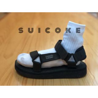 スイコック(suicoke)のsuicoke スイコック スポーツ サンダル  スポサン 黒 23(サンダル)