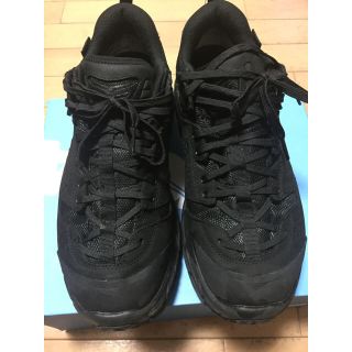 エンジニアードガーメンツ(Engineered Garments)のHOKA ONEONE TOR ULTRA LOW WP JP 黒(スニーカー)