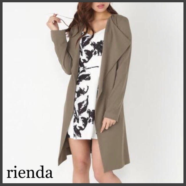 rienda(リエンダ)のrienda 新品 ラッフルカラートレンチコート レディースのジャケット/アウター(トレンチコート)の商品写真