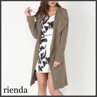 リエンダ(rienda)のrienda 新品 ラッフルカラートレンチコート(トレンチコート)