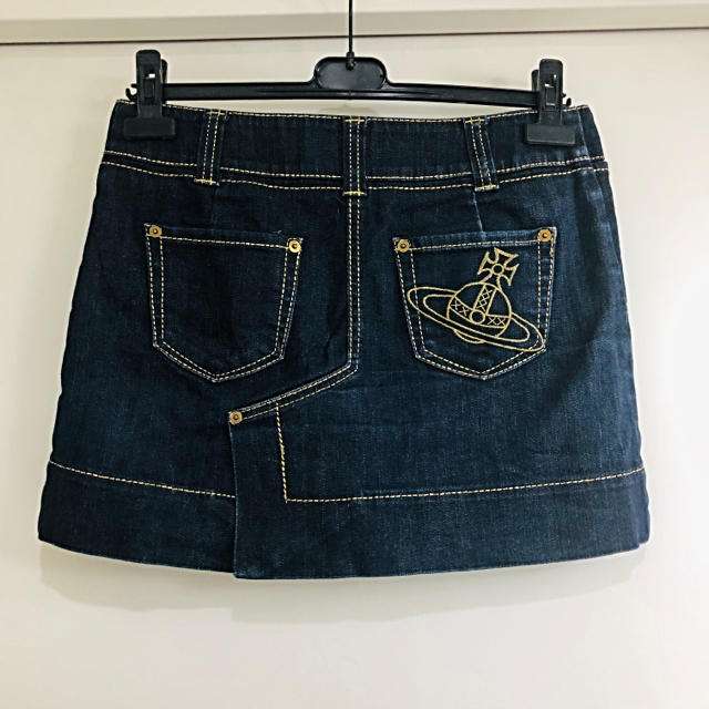 Vivienne Westwood(ヴィヴィアンウエストウッド)の【nk様専用 5/28迄】Vivienne Westwood デニムミニスカート レディースのスカート(ミニスカート)の商品写真