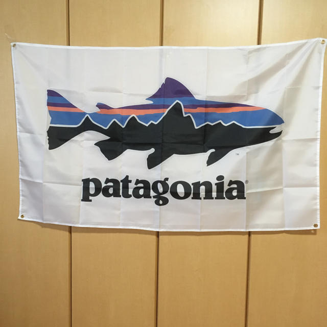 patagonia - patagoniaナイロンタペストリー約90㎝×150㎝/白魚の通販 by bacha0509's shop