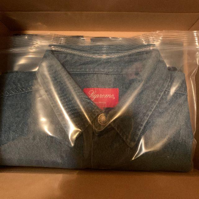 Supreme 2-Tone Denim Shirt Brown XL