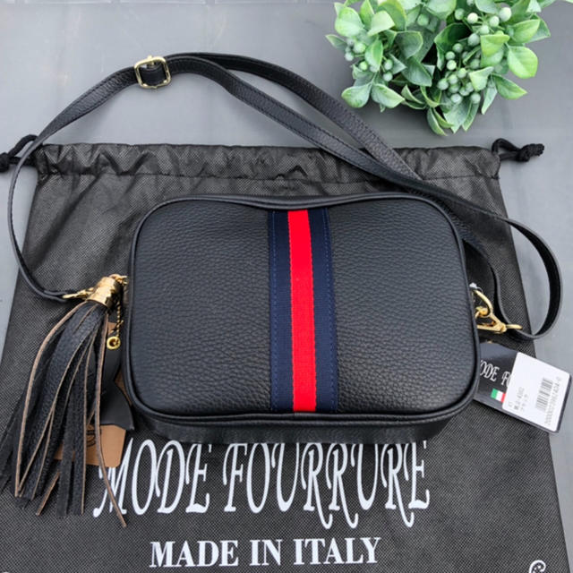 ショルダーバッグ◯新品◯タグ付き モードフルーレ イタリア製 ショルダーバック 斜め掛けバッグ
