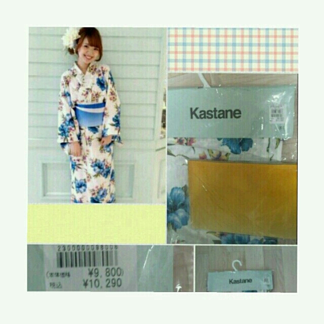 Kastane(カスタネ)の新品♪カスタネ浴衣☆ 1点のみ レディースの水着/浴衣(浴衣)の商品写真