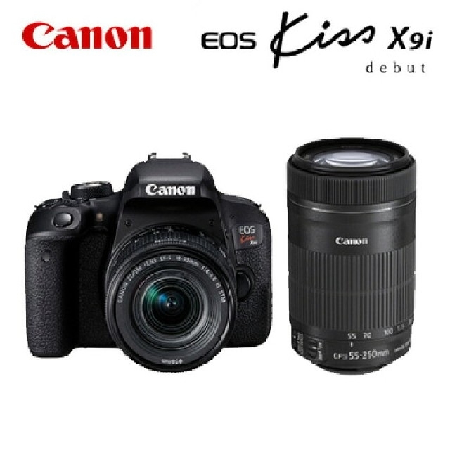 【新品未使用】Canon eos kiss x9i ダブルズーム　2台