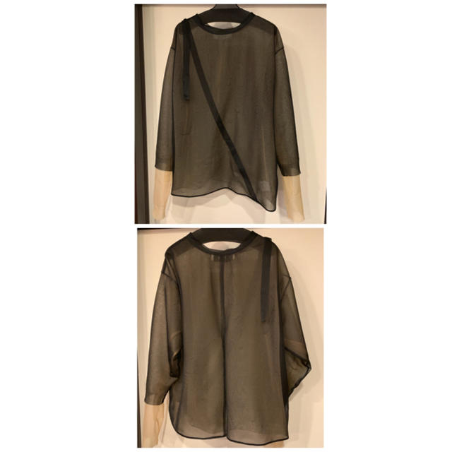 LE CIEL BLEU(ルシェルブルー)のIRENE transparent knit tops レディースのトップス(シャツ/ブラウス(長袖/七分))の商品写真