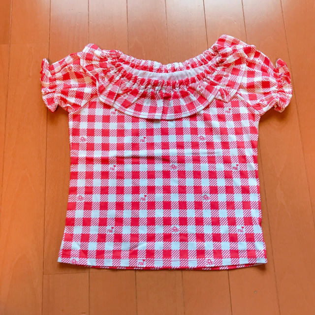 RONI(ロニィ)のRONI☆ギンガムチェックTシャツ キッズ/ベビー/マタニティのキッズ服女の子用(90cm~)(Tシャツ/カットソー)の商品写真