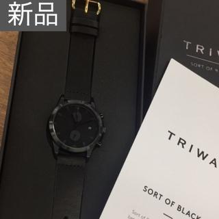 たしろ屋 【新品・未使用】TRIWA WATCH SORT of BLACK - 腕時計(アナログ)
