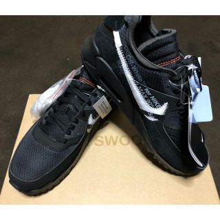 ナイキ(NIKE)の【25.5】ナイキ × オフホワイト エアマックス90(スニーカー)