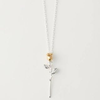 アンブッシュ(AMBUSH)のAMBUSH ROSE CHARM NECKLACE SILVER 925 銀(ネックレス)