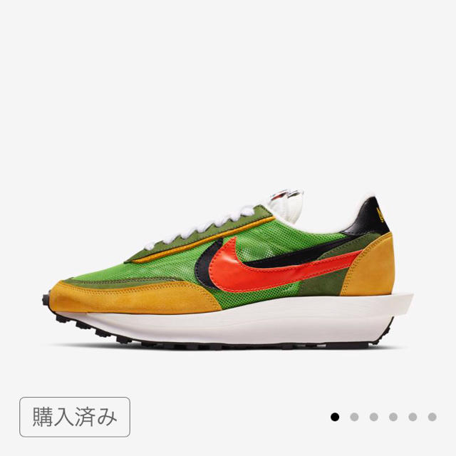 NIKE(ナイキ)のSNKRS当選 27.5 NIKE SACAI LD WAFFLE GREEN メンズの靴/シューズ(スニーカー)の商品写真