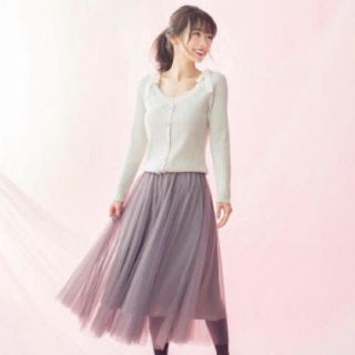 ウィルセレクション(WILLSELECTION)の新品 ウィルセレクション アンジェリーナワイドリブキャミセット(カーディガン)