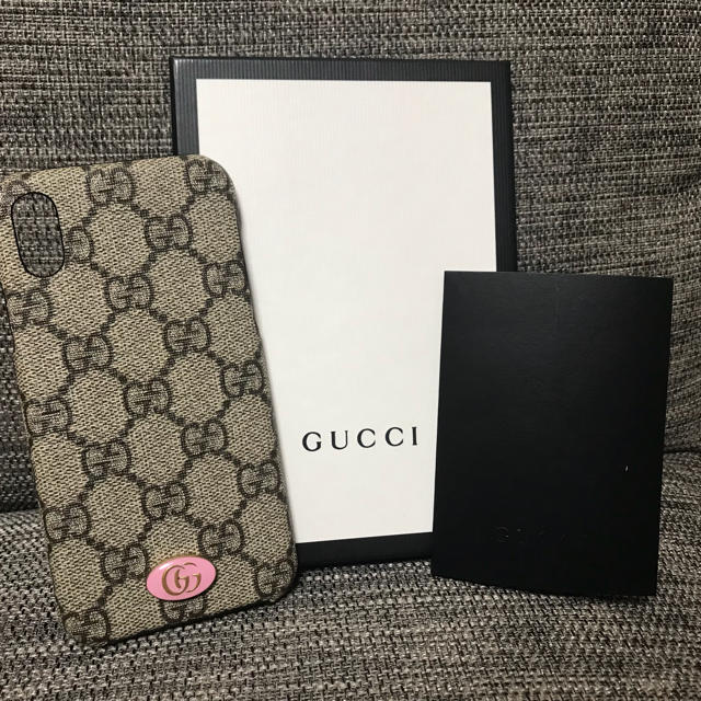 Gucci - GUCCI iPhoneX ケース お値下げしました！の通販