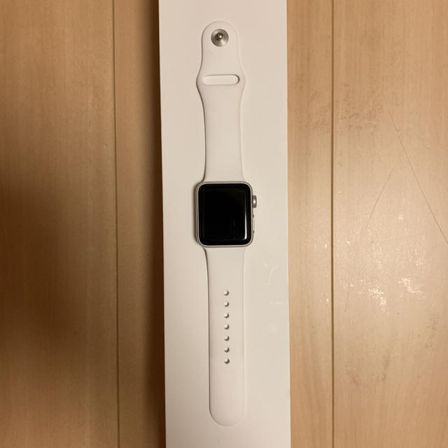 Apple Watch 2 38mm Silver white sports腕時計