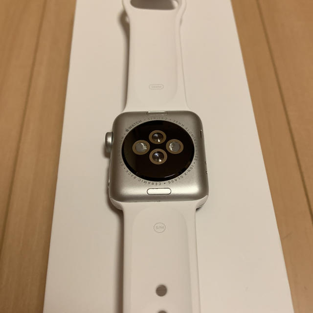 Apple Watch 2 38mm Silver white sports腕時計